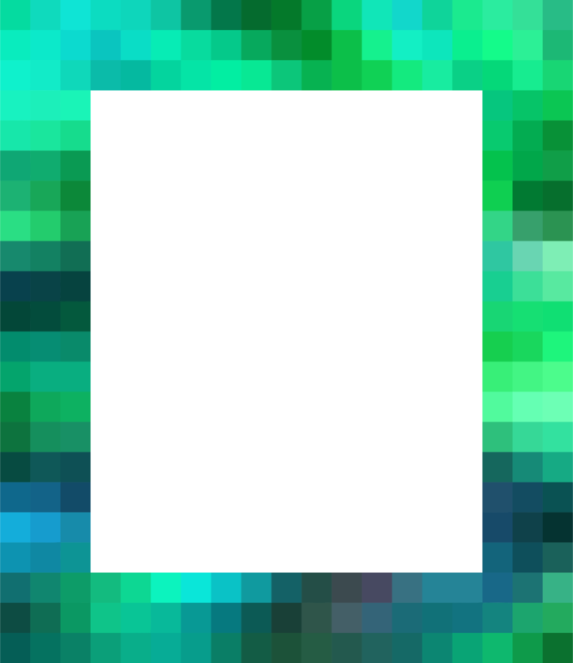 Green Square Meter - Electric Blue (648x750), Png Download