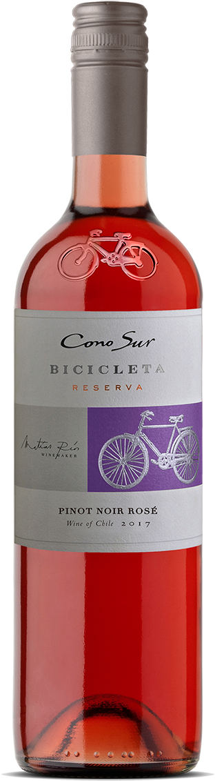 Pinot Noir Rosé - Cono Sur Bicicleta Pinot Noir Rosé 2017 (350x1300), Png Download
