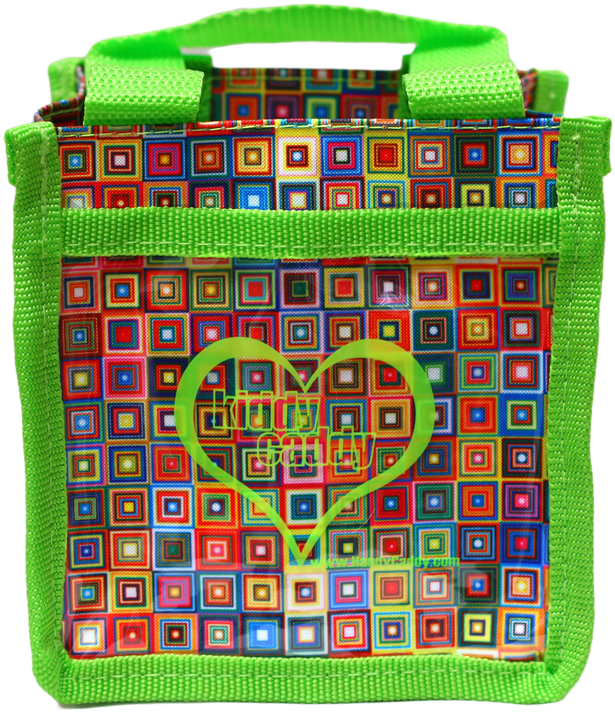 Green Square Pattern Kiddy Caddy - Pattern (1280x853), Png Download