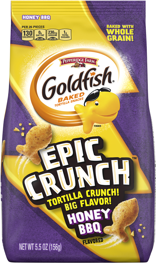 Make Snack Time Epic With Goldfish - Goldfish Epic Crunch (1000x1000), Png Download
