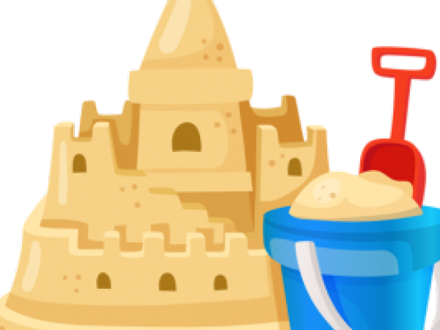 Clipart Transparent Background Sand Castle (640x480), Png Download