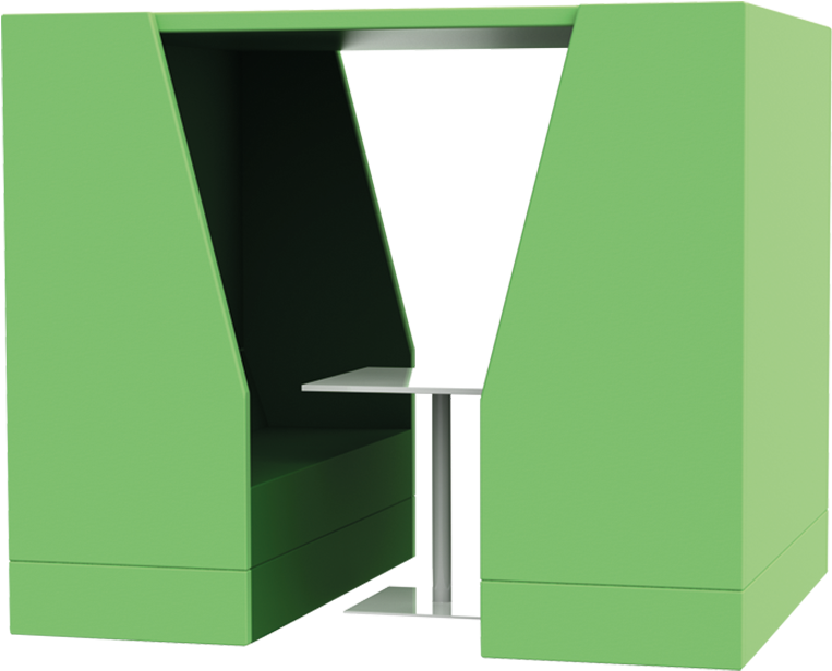 Bricks Pavilion Square Green Privacy Acoustic Palau - Paper (906x727), Png Download