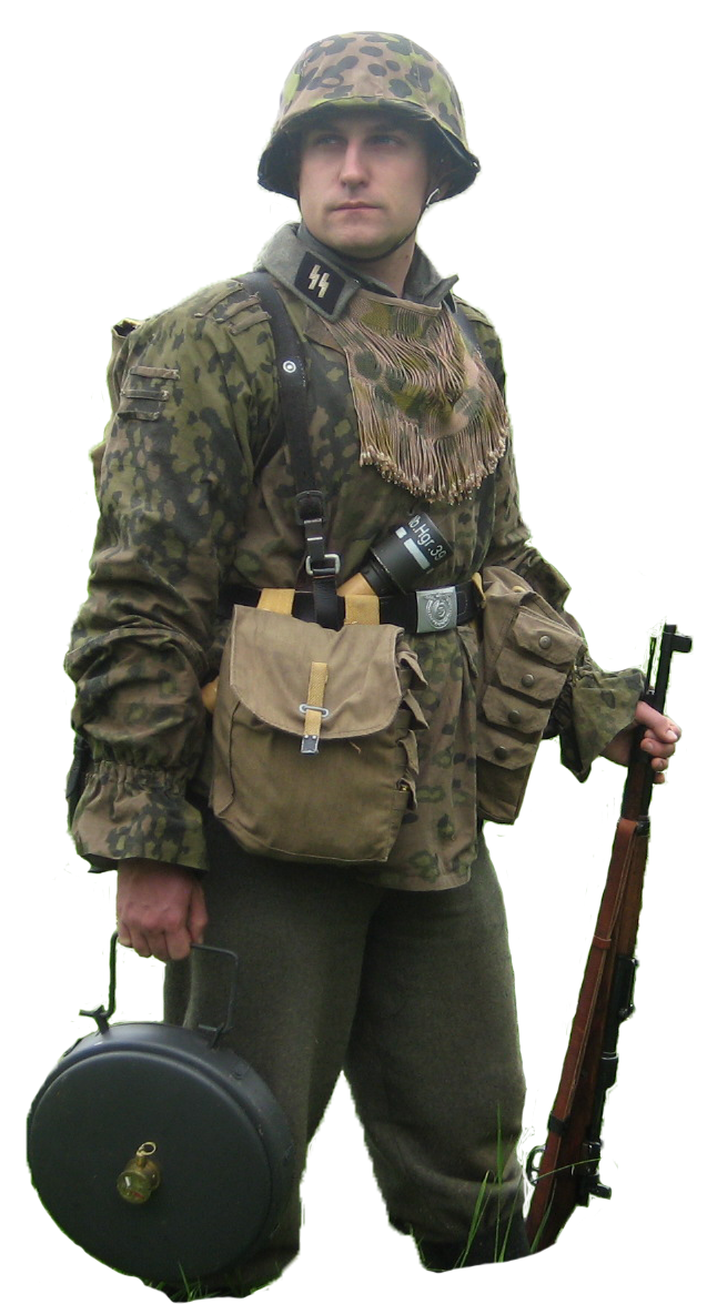 A Pionier Might Add Pionier Pouches And A Pionier Shovel - Soldier (645x1189), Png Download