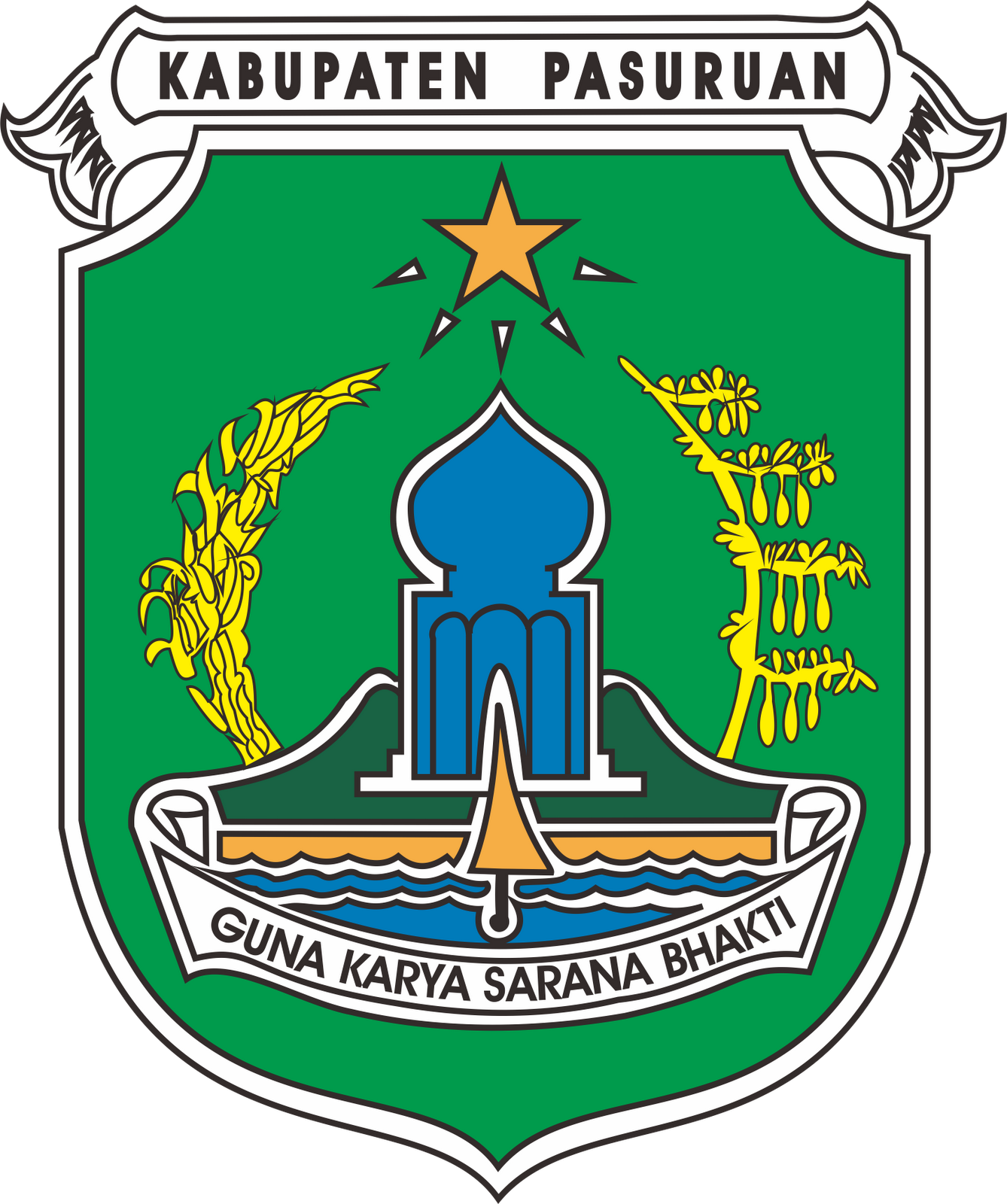Lambang Kabupaten Pasuruan - Kabupaten Pasuruan (1338x1600), Png Download