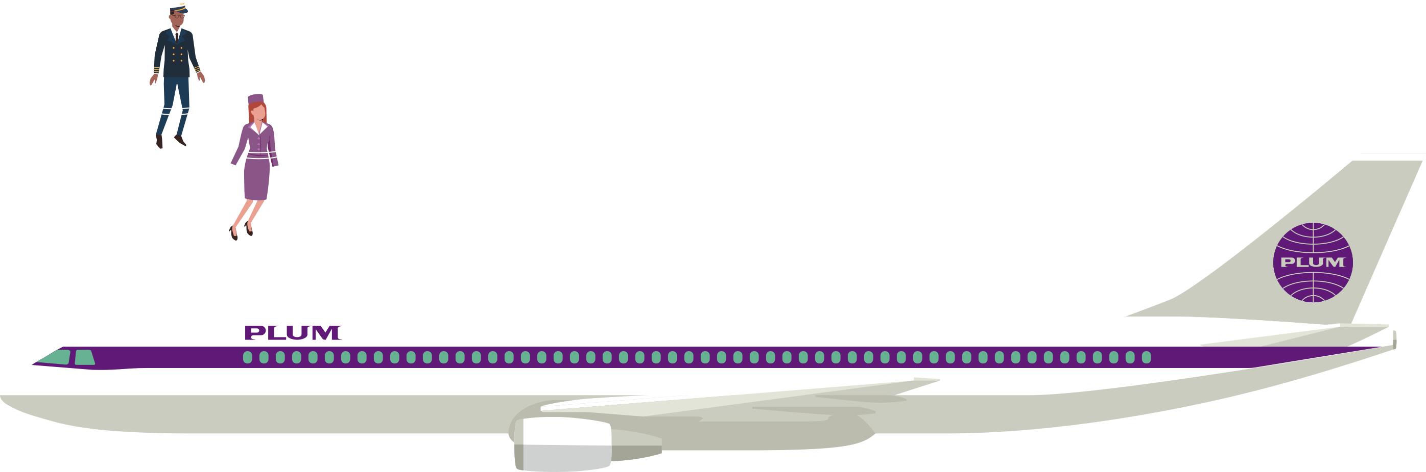 Airplane - Skateboard Deck (2792x926), Png Download