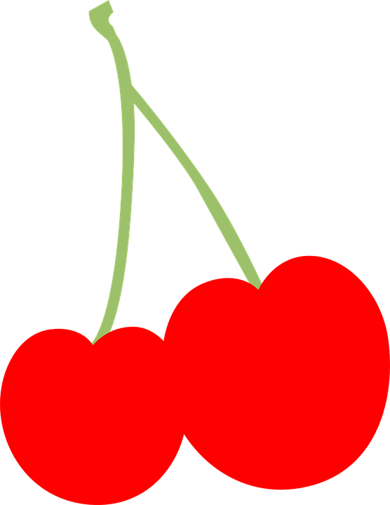 Cherry Vector Png - Brinco Desenho Png (556x720), Png Download