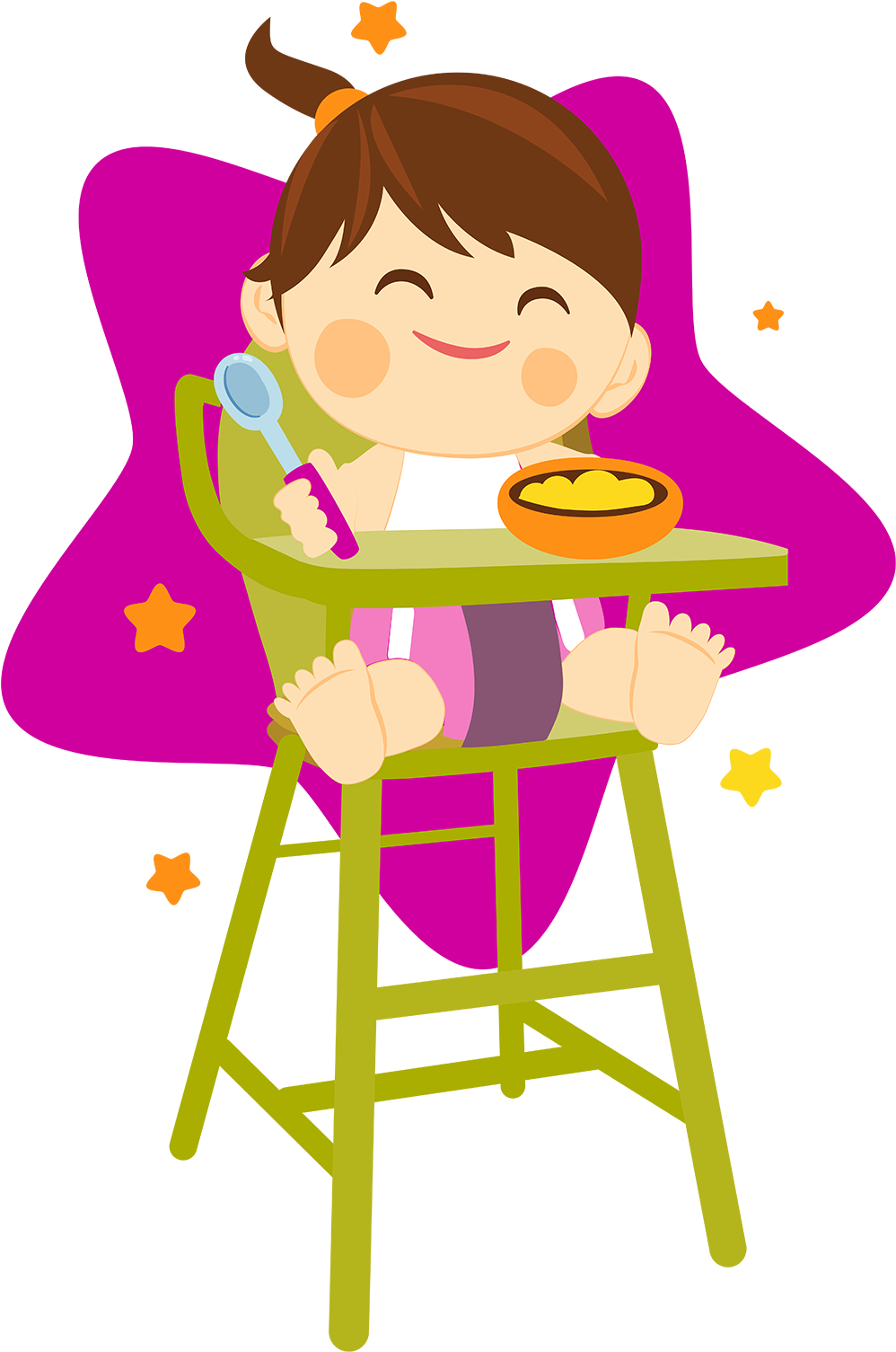 Can He Sit Up By Himself - Baby Sitting On A Chair Clipart (1065x1568), Png Download