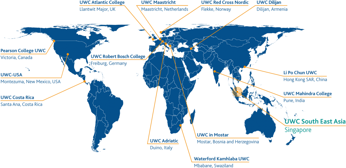 About Uwc Movement - Global Compact On Migration Map (1200x587), Png Download