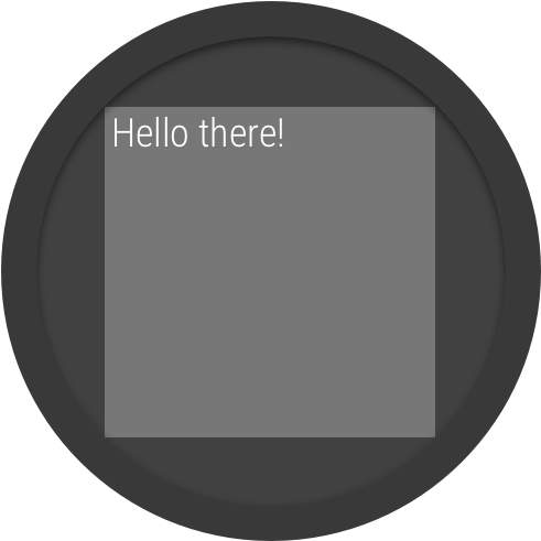 Window Insets On A Round Screen - Circle (688x566), Png Download