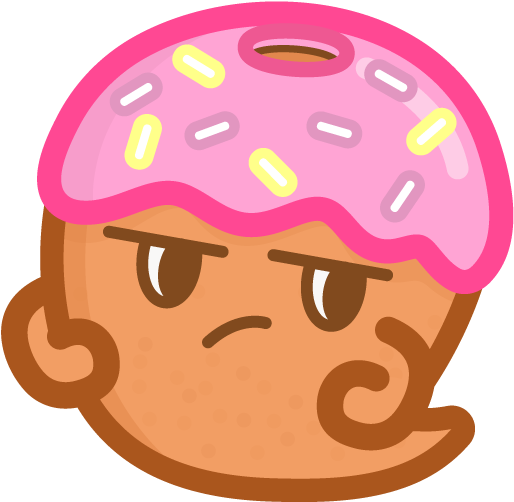 Donut Ghost Messages Sticker-11 (618x534), Png Download