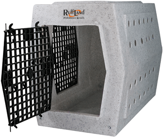 Ruff Tough Kennel Double Door Side Entry Stackable - Heater (600x600), Png Download