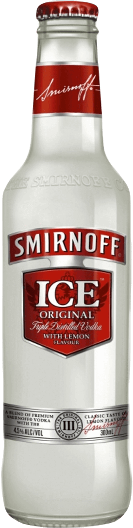 Smirnoff Ice Premium Triple Filtered Bottle 275 Ml - Smirnoff Red Ice (1500x1500), Png Download
