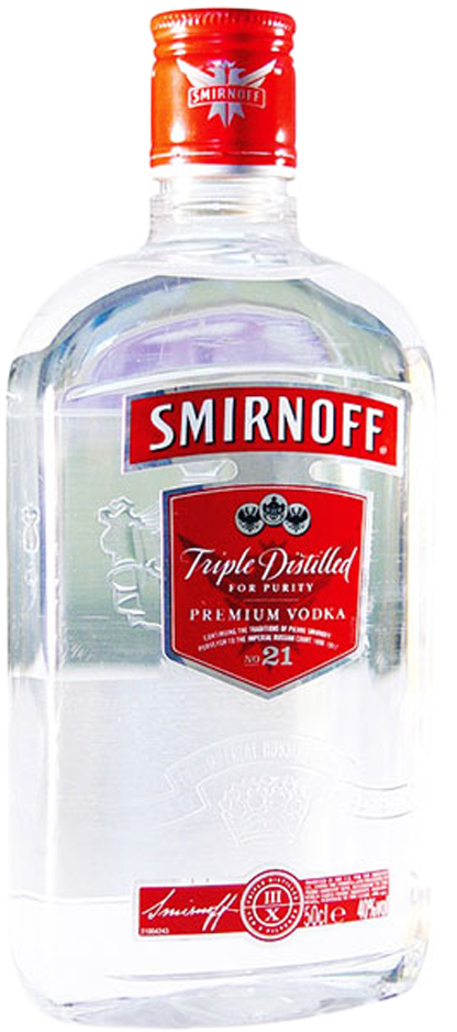 Smirnoff Red 50 Cl[united Kingdom] - Smirnoff (1143x1600), Png Download