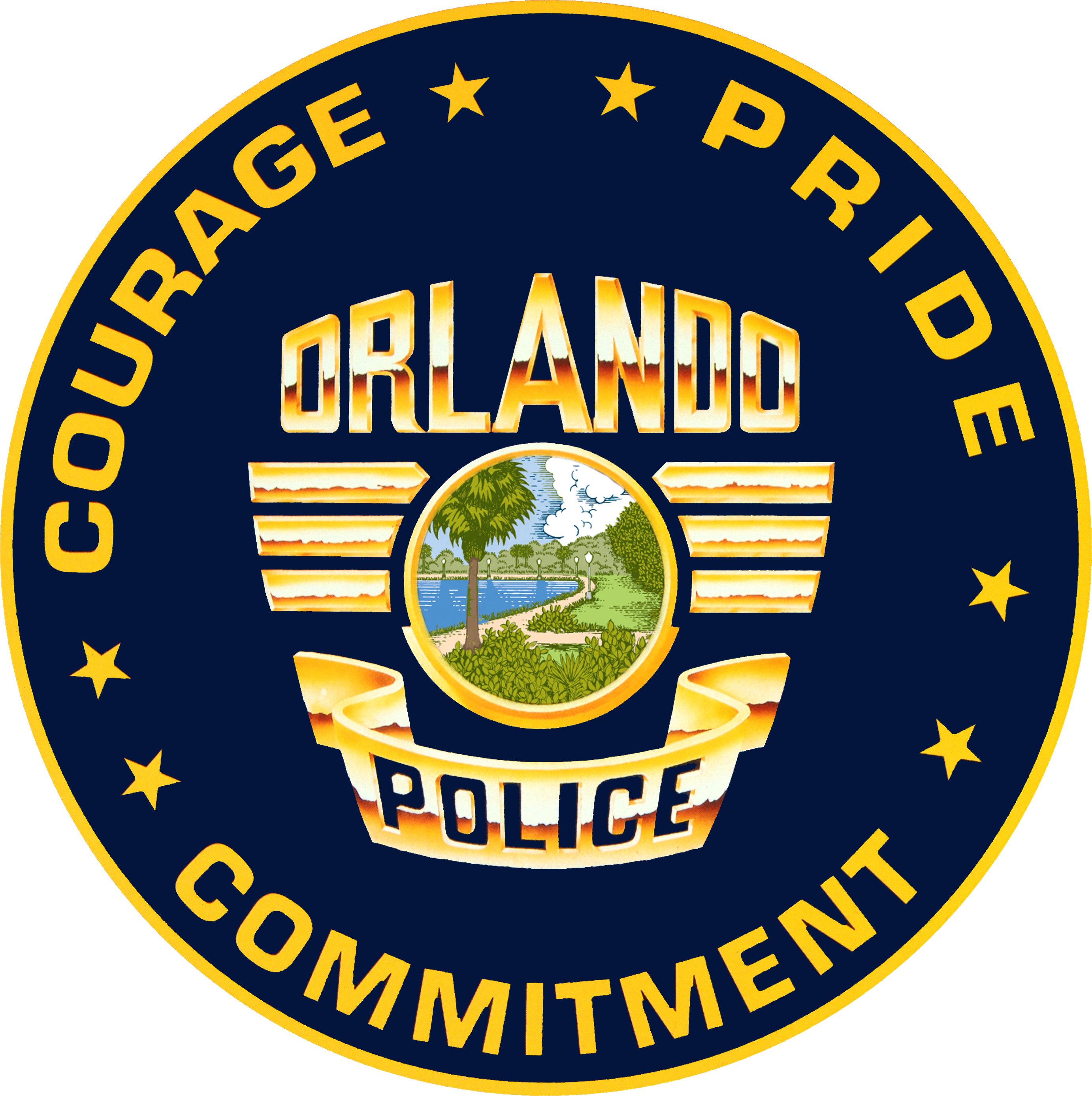 Seal Of The Orlando Police Department - Gratitude To Our First Responders (2764x2774), Png Download