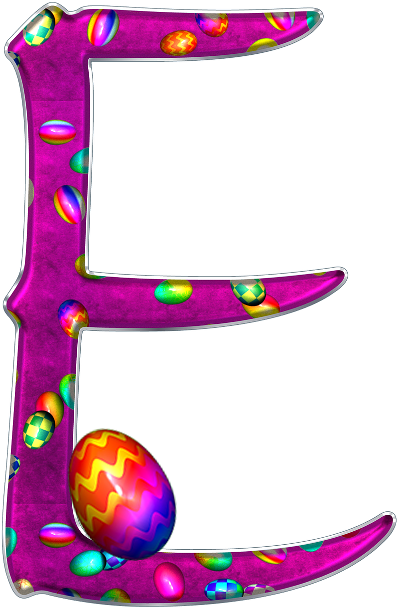 Alfabeto Pascoa (869x1280), Png Download