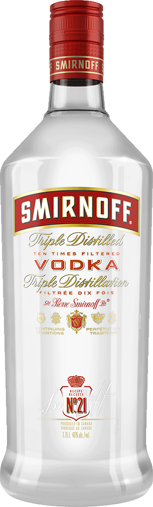 Zoom - Smirnoff Vodka 1.75 L Png (310x1024), Png Download