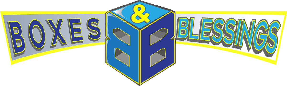 Boxes And Blessings Moving Co - Graphic Design (1200x362), Png Download