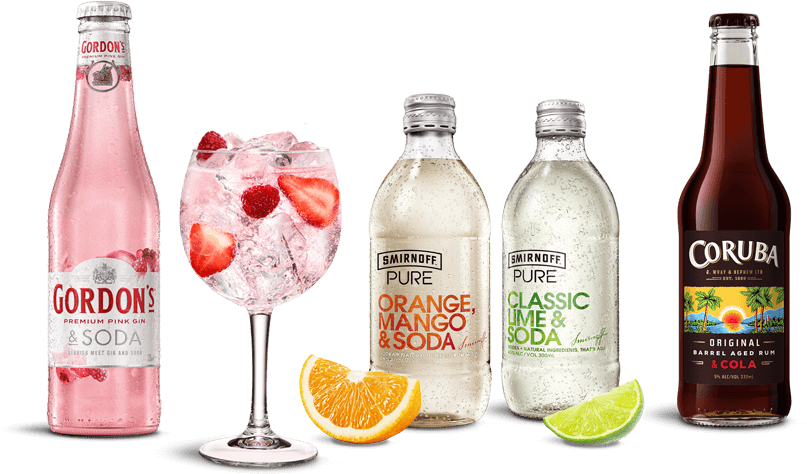 Rtd - Pink Gin And Strawberry (825x483), Png Download