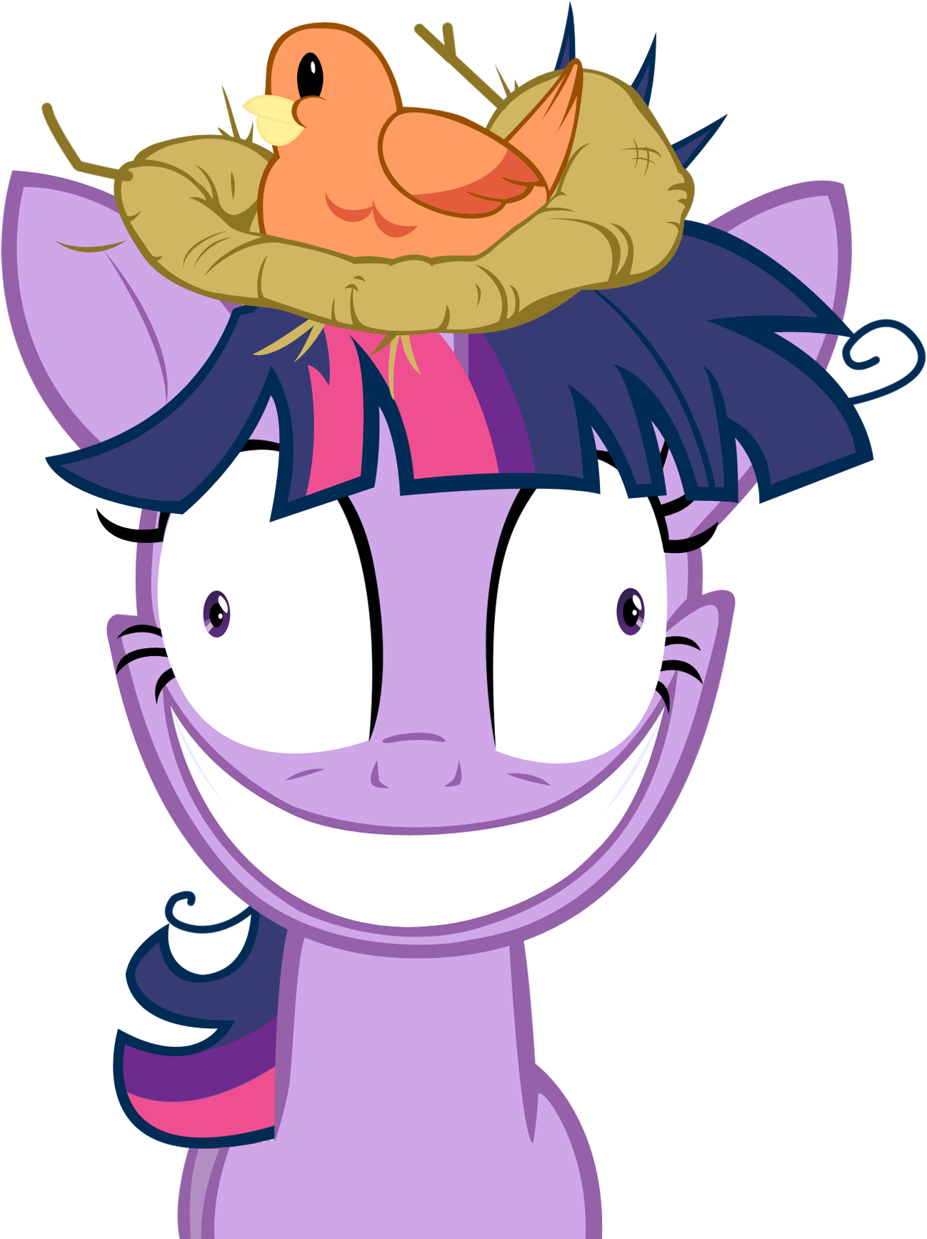 Original - Mlp Twilight Crazy Hair (1425x1764), Png Download