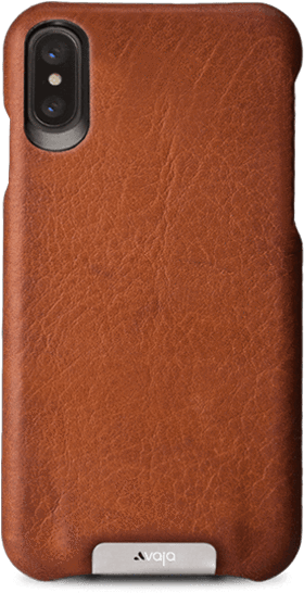 Grip Iphone X / Iphone Xs Leather Case - Iphone Xs Tan Leather Case (600x600), Png Download