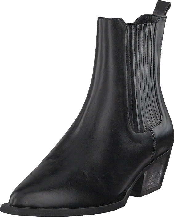 London Calf Black - Chelsea Boot (565x705), Png Download