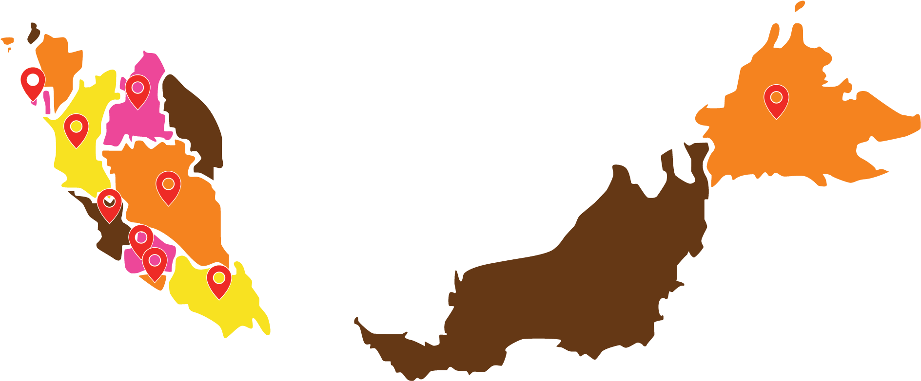 The Opening Of The First Dunkin' Donuts Shop In Malaysia - Malaysia Population By State 2018 (1920x820), Png Download