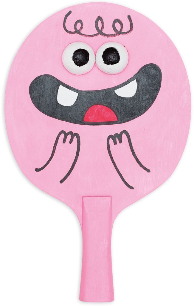 The Art Of Ping Pong / Jon Burgerman - Art (651x1024), Png Download