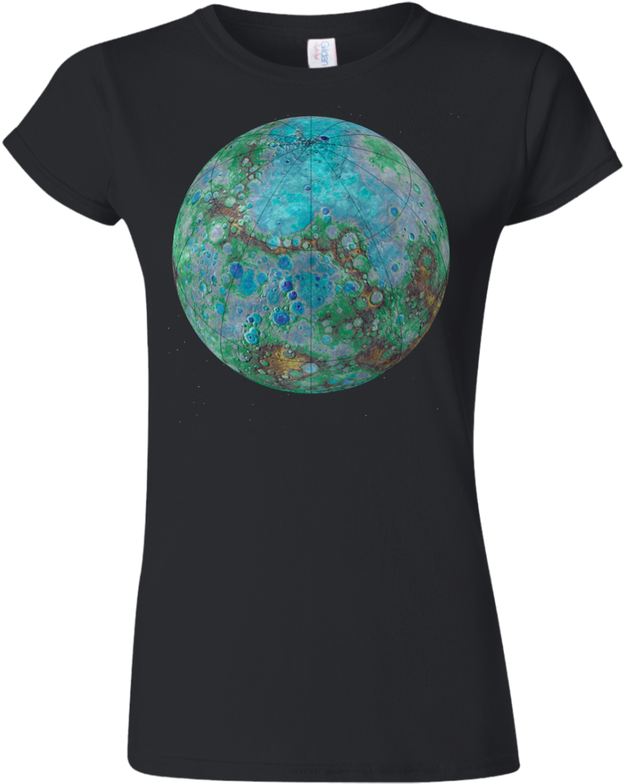 Planet Mercury Space Shirt - Shirt (1155x1155), Png Download