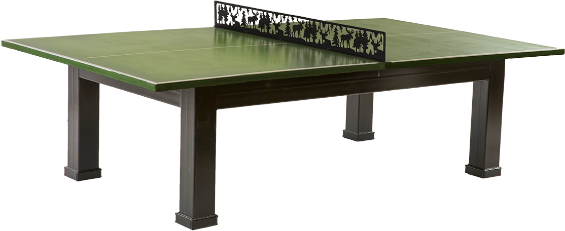 Weatherproof Ping Pong Table With Fiber Reinforced - Coffee Table (1159x520), Png Download