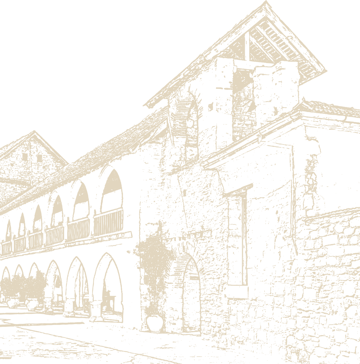 Is Undeniably Its Main Distinctive Feature, The Monastery - Arch (1200x1212), Png Download