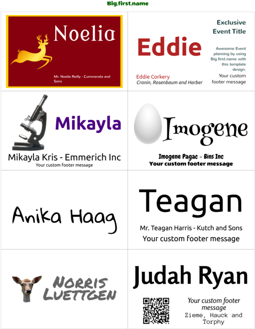 Pc Nametag 4" X 2-1, 2" Classic Paper Name Tag Insert - Graphic Design (541x700), Png Download