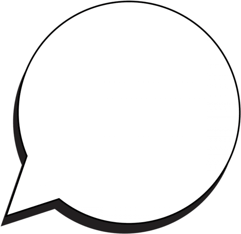 Download Comic Bubble Speech Clipart Png Photo - 512 X 512 White (850x824), Png Download