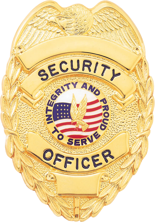 Blackinton B2078 Security Officer Badge With Eagle - Emblem (648x925), Png Download
