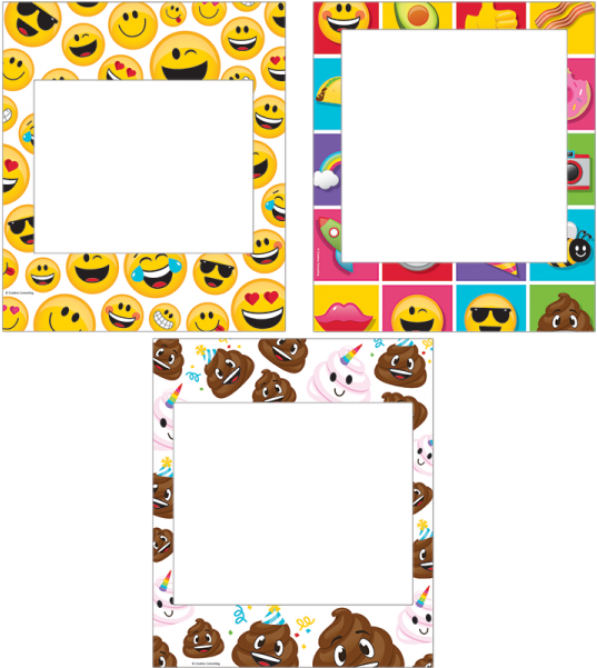 Molduras Para Fotografias Emoji - Moldura Para Foto Emoji (600x600), Png Download