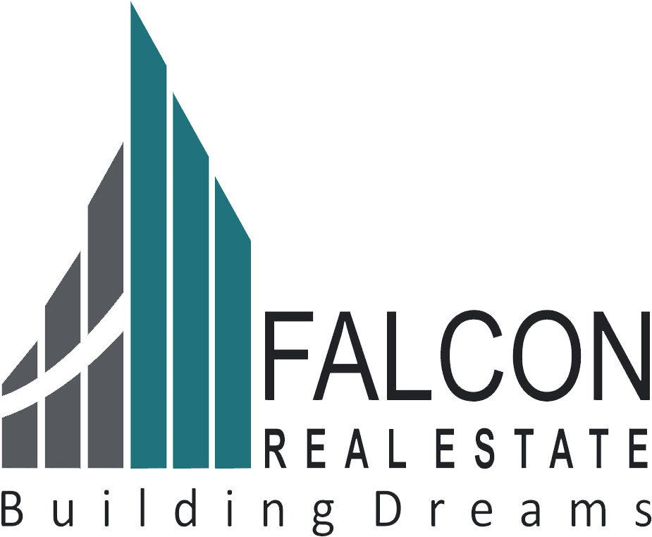 Logo - Falcon Real Estate Logo (1124x899), Png Download