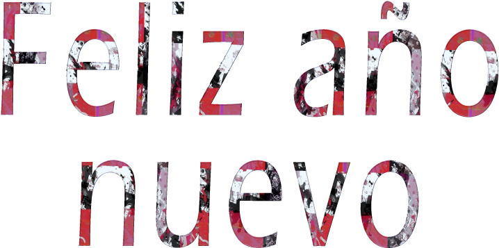Letras De Feliz Año Nuevo - Graphic Design (800x400), Png Download