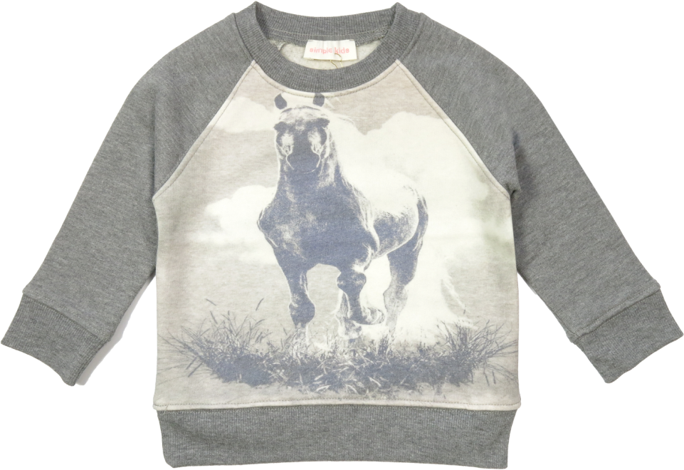 Simple Kids Jumping Sweatshirt - Sweater (960x720), Png Download