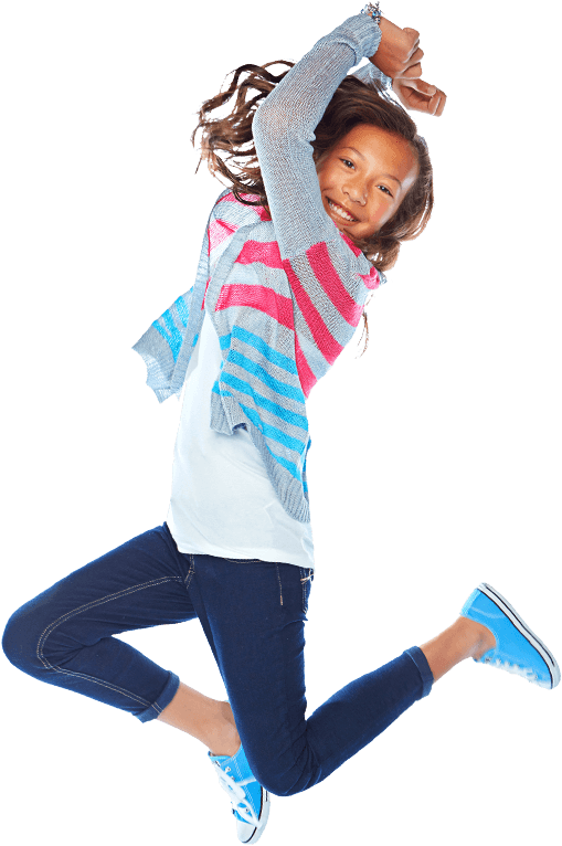 Lucky Kids - Girl (509x766), Png Download