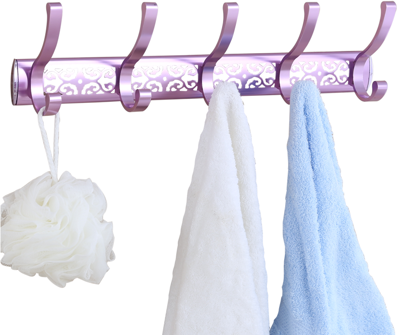 Space Aluminum Hanger Hook Wall Hanging Clothes Hook - Ruffle (800x800), Png Download