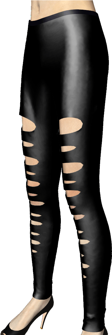 Skin-tight Leggings Garment File Marvelous Designer - Tights (867x1174), Png Download