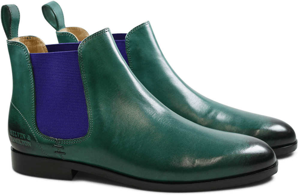Ankle Boots Susan 10/ R Crust Green Elastic Purple - Melvin & Hamilton Susan 10 Green (1024x1024), Png Download