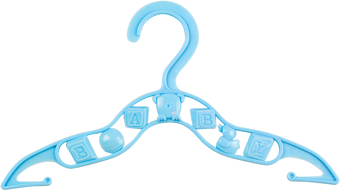Baby Toddler Kids Children Plastic Slim Clothes Hanger - Clothes Hanger (800x620), Png Download