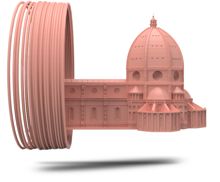 Clay 1,75ø 750gr Spool - Clay Filament 3d Printer (752x616), Png Download
