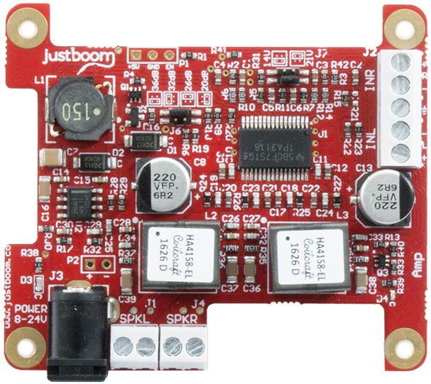 Justboom Amp High Resolution Stereo Audio Amplifier - Electronic Component (1000x1000), Png Download