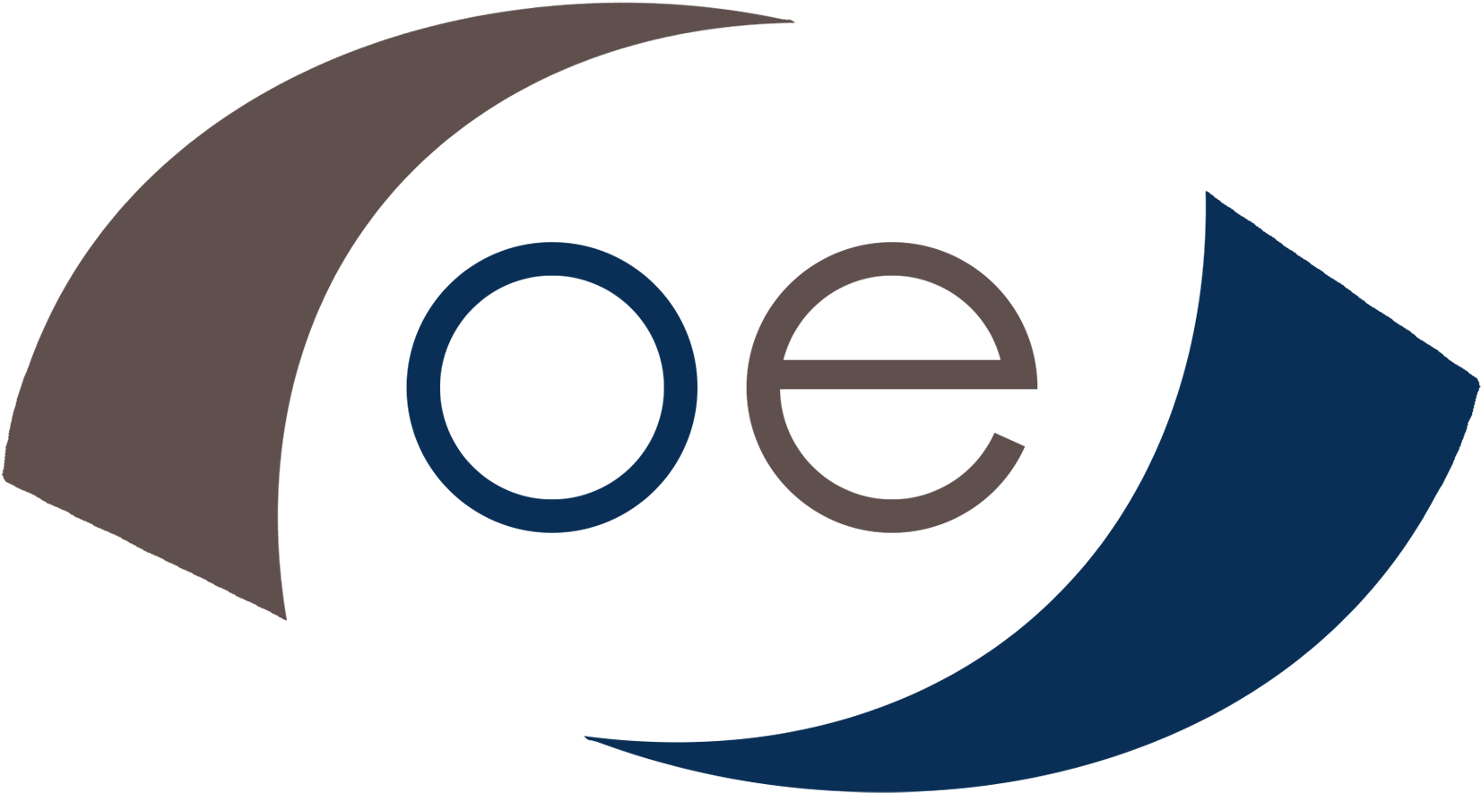 Blue And Brown O - Circle (1719x921), Png Download