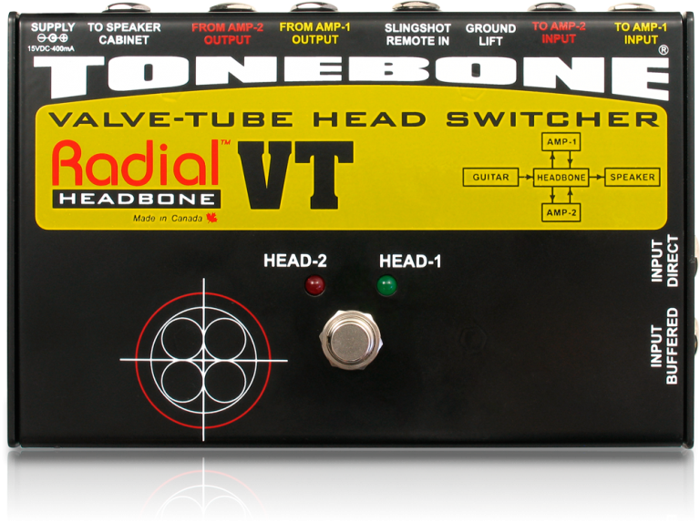 Tube Amplifier Head Switcher - Radial Tonebone Headbone Vt Head Switcher (768x574), Png Download
