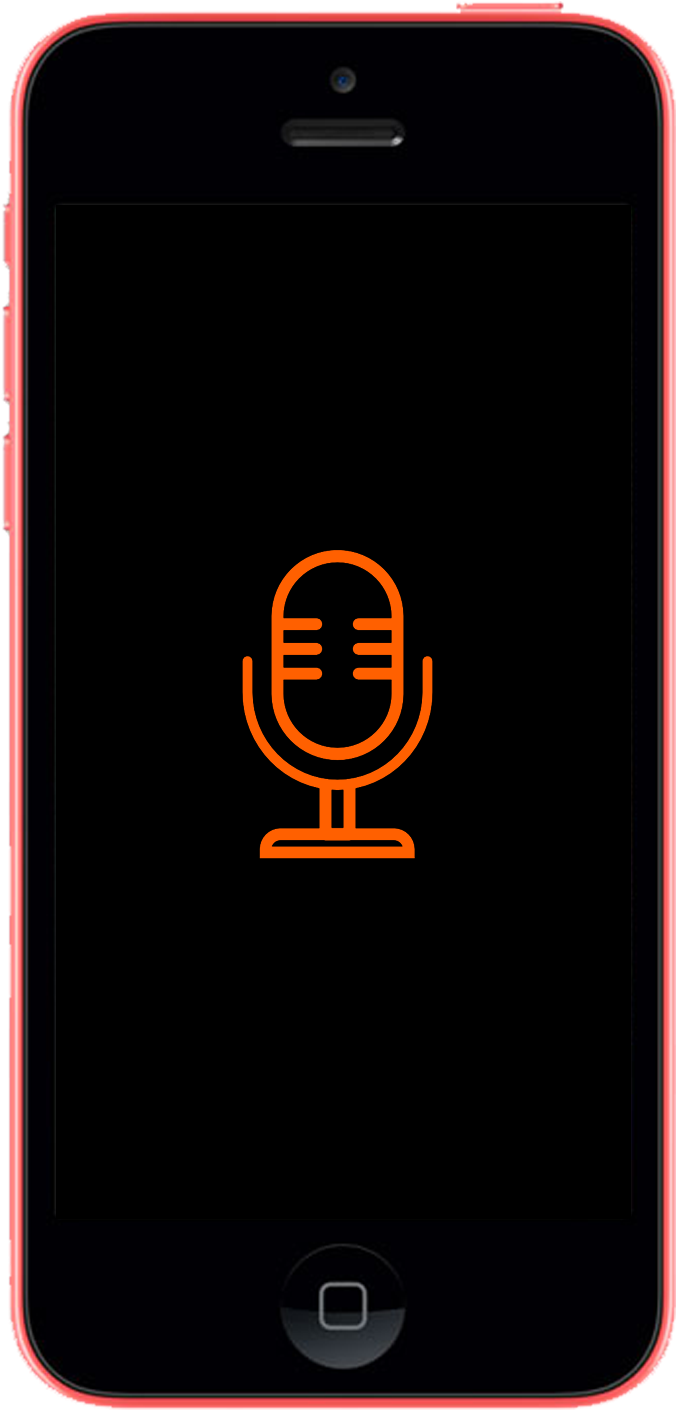 Iphone 5c Microphone - Iphone (2048x1536), Png Download
