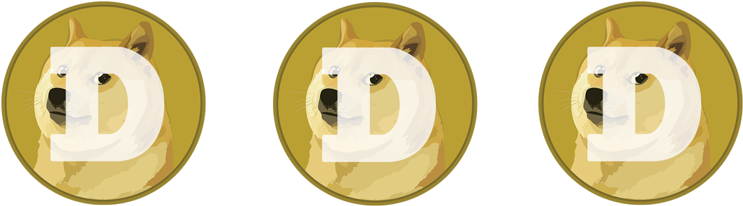 Dogecoin Review - Dogecoin (1300x350), Png Download