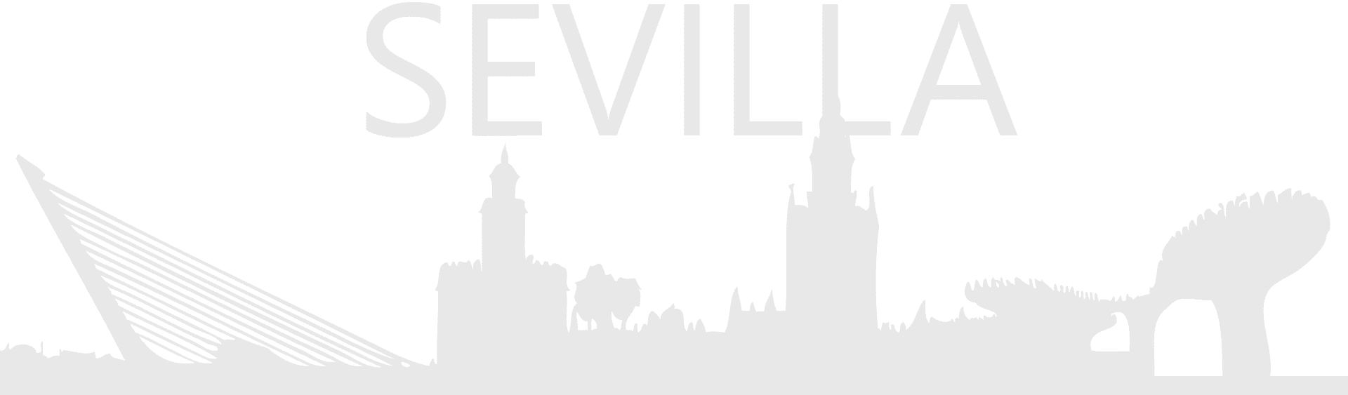 Book Your Bed In Barcelona - Silhouette (1920x563), Png Download