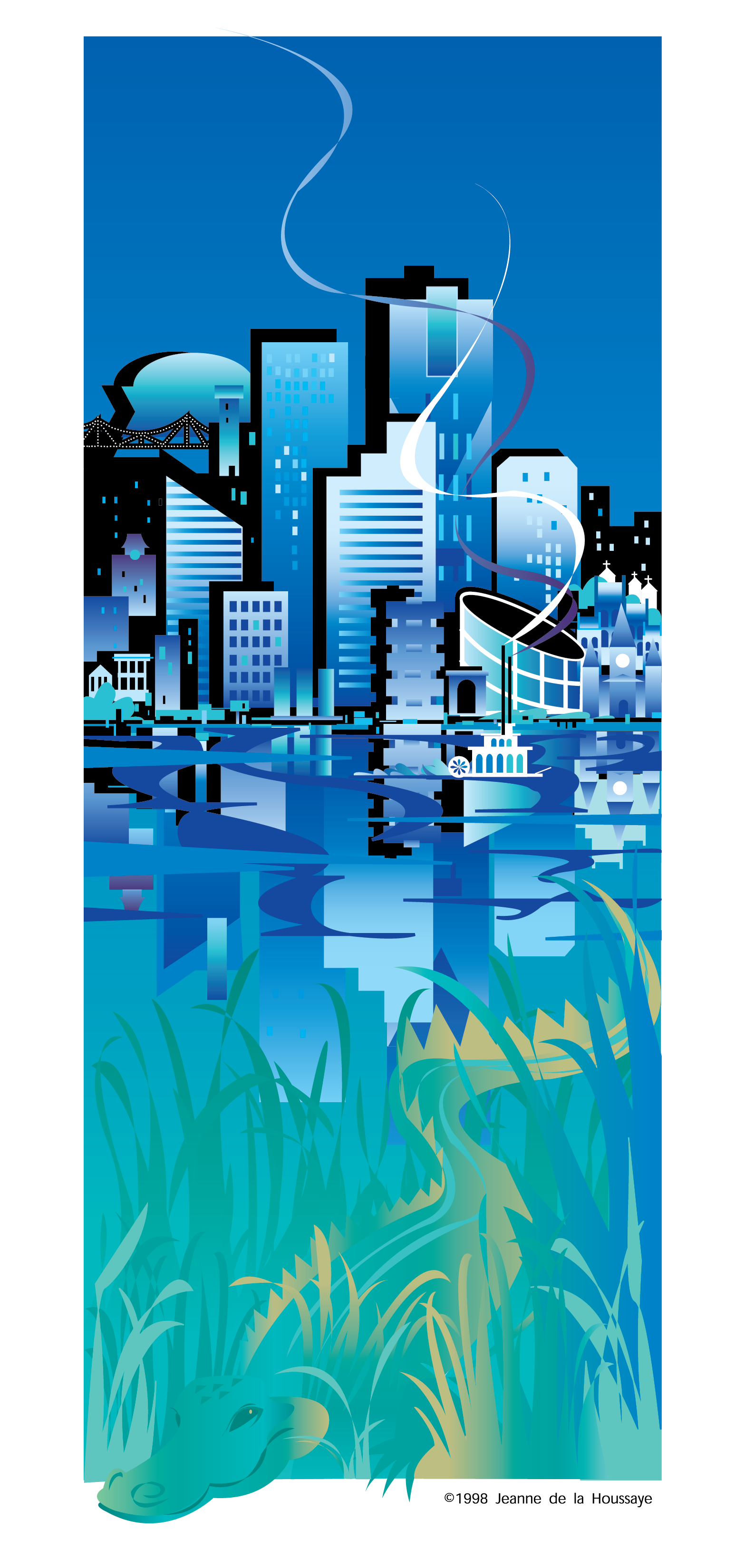 Skyline - Graphic Design (2551x3301), Png Download